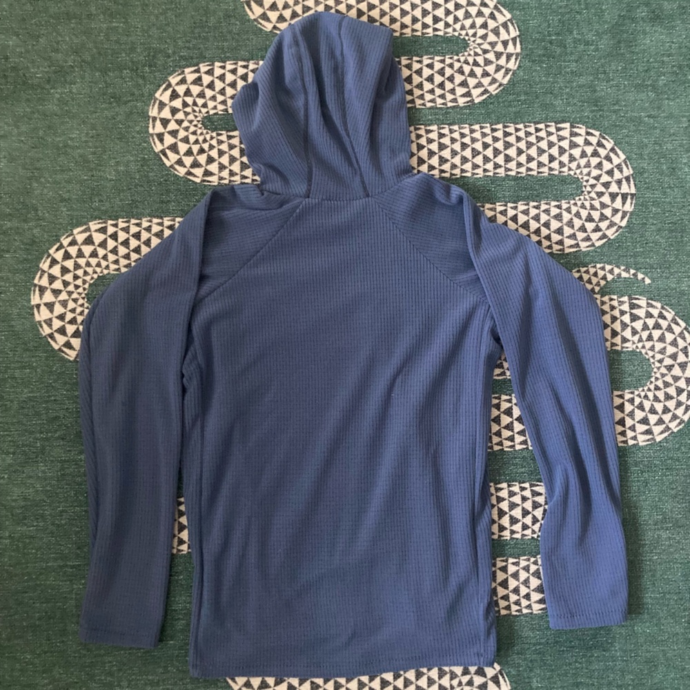 Brand NEW. 2025 Melanzana V2 Microgrid Hoodie Mens Medium: Rain color - Picture 4 of 7